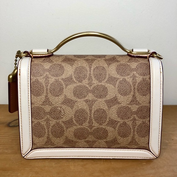 S⭕️LD‼️New Coach 1941 Riley Top Handle 18 In Signature Canvas - Picture 3 of 12